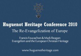 Evangelism and the European Christian Heritage | Francis Foucachon